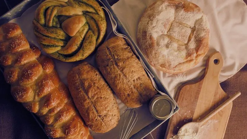 Venda de pães artesanais